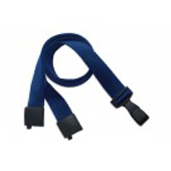 BRADY PEOPLE ID, STANDARD LANYARD, EARTH-FRIENDLY PET, NAVY BLUE, 5/8